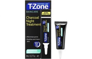 Gel chống thâm sau mụn, giảm mụn đêm se khít lỗ chân lông T-Zone Skincare Charcoal Night Treatment 8ml 1