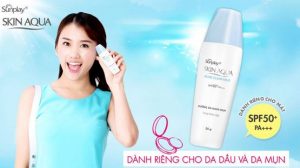Sữa Chống Nắng Dưỡng Da Ngừa Mụn Sunplay Skin Aqua Acne Clear SPF 50+ PA++++ (25g) 2