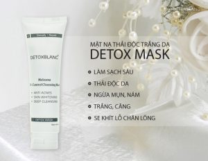 Mặt Nạ Thải Độc Trắng Da Ngừa Mụn Nám Detox BlanC: Detox Mask 150g 1