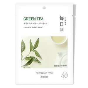 Mặt Nạ Tinh Chất Trà Xanh Dưỡng Ẩm Và Ngăn Ngừa Mụn Hình Thành Maeily Green Tea Essence Sheet Mask 1
