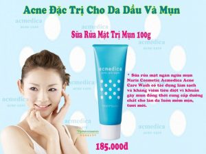 Sữa Rửa Mặt Naris Ngăn Ngừa Mụn 100g Acmedica Acne Care Wash 2