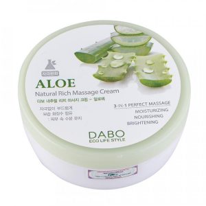 Kem mát xa dưỡng trắng ngăn ngừa mụn tinh chất lô hội DABO Aloe Natural Rich Massage Cream ( 200ml) 1