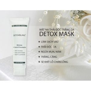 Mặt Nạ Thải Độc Trắng Da Than Hoạt Tính Detox Mask(150ml) - Detox Blanc - Làm Sạch Sâu, Thải Độc Da, Ngăn Ngừa Mụn Nám 1