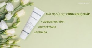 Mặt Nạ Thải Độc Trắng Da Than Hoạt Tính Detox Mask(150ml) - Detox Blanc - Làm Sạch Sâu, Thải Độc Da, Ngăn Ngừa Mụn Nám 2