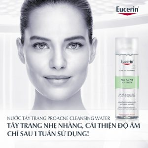 Nước Tẩy Trang Da Mụn Eucerin Pro ACNE Solution Acne & Make-up Cleansing Water 200ml 2