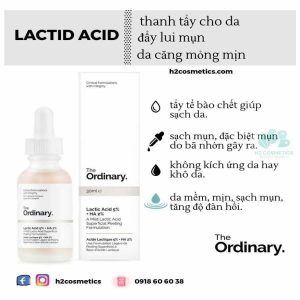 Tinh Chất Tẩy Da Chết Và Làm Sáng Da The Ordinary Lactic Acid 5% + HA 30ml 2