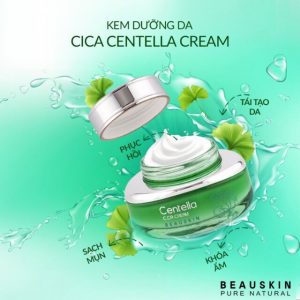 Kem trị mụn trị thâm và tái tạo da Beauskin Centella Cica Cream (50g) 2