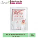 Mặt nạ dưỡng da trị mụn từ rau má Benton Goodbye Redness Centella Mask Pack 7