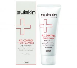Sữa rửa mặt trị mụn Suiskin A.C.Control Foam Cleanser 150ml 3