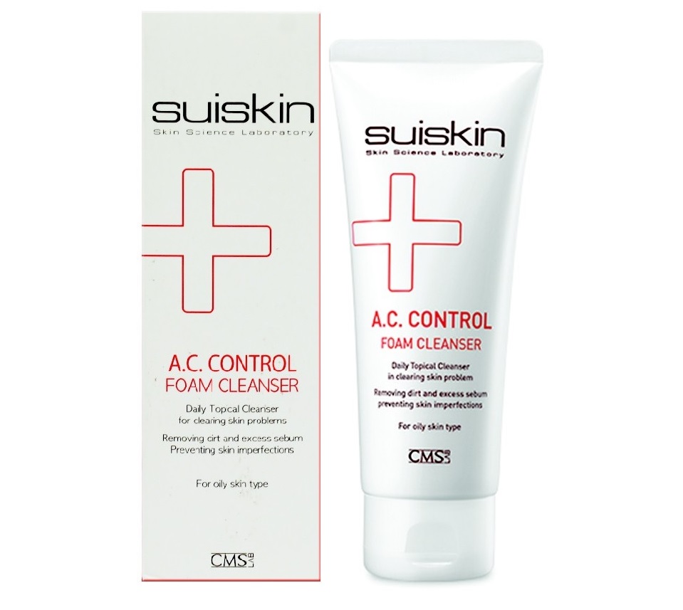 Sữa rửa mặt trị mụn Suiskin A.C.Control Foam Cleanser 150ml