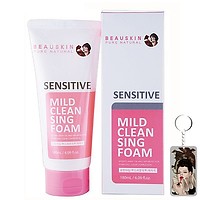 Sữa rửa mặt Beauskin Sensitive Mild Cleansing Foam Hàn Quốc 180ml
