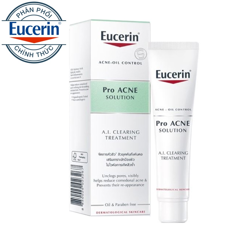 Kem Làm Giảm và Ngăn Ngừa Mụn Eucerin ProAcne Clearing Treatment Eucerin 40ml