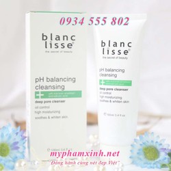 Combo Giảm Mụn Trắng Da BLANC LISSE – Gel Rửa Mặt pH BALANCING CLEANSING 100ML + ACTRE SERUM Ngừa Mụn 15ML